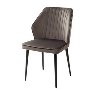 Стул SEATTLE-V ГРАФИТ 14, велюр / черный каркас М-City