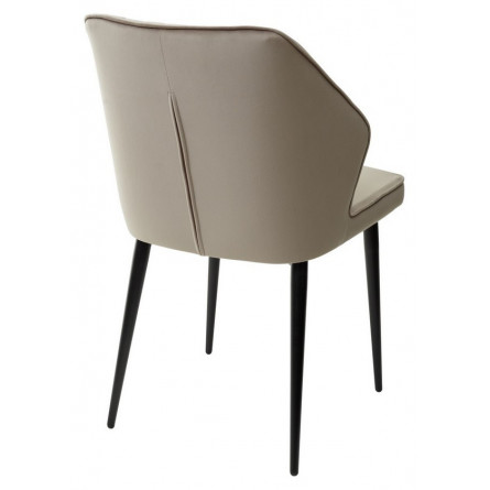 Стул SEATTLE-V ЛАТТЕ 25, велюр / черный каркас М-City