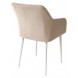Стул BRANDY-X БЕЖЕВЫЙ 5/ белый каркас, велюр М-City