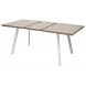 Стол BRICK M 120 Дуб Трюфель/ Белый М-City Стол BRICK M 120 Дуб Трюфель/ Белый М-City