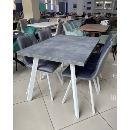 Стол BRICK M 120 Бетон Портленд/ Белый М-City