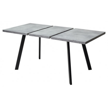 Стол BRICK M 120 Бетон Портленд/ Черный М-City