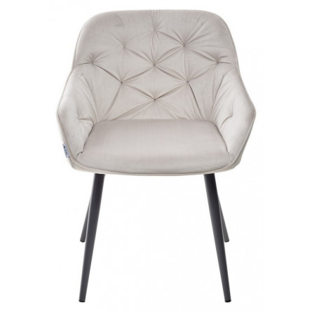 Стул BREEZE G108-06 серебристо-серый/темно-серый каркас, велюр М-City