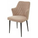 Стул HERMAN БЕЖЕВЫЙ 5, велюр / черный каркас М-City Стул HERMAN БЕЖЕВЫЙ 5, велюр / черный каркас М-City