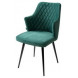 Стул HERMAN ЗЕЛЕНЫЙ 19, велюр / черный каркас М-City