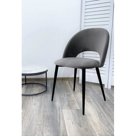 Стул MAX графит 14, велюр / черный каркас М-City