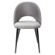 Стул MAX светло-серый 26, велюр / черный каркас М-City Стул MAX светло-серый 26, велюр / черный каркас М-City