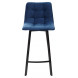 Полубарный стул CHILLI-QB SQUARE синий 29, велюр / черный каркас (H66cm) М-City Полубарный стул CHILLI-QB SQUARE синий 29, велюр / черный каркас (H66cm) М-City