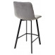 Полубарный стул CHILLI-QB SQUARE светло-серый 26, велюр / черный каркас (H66cm) М-City Полубарный стул CHILLI-QB SQUARE светло-серый 26, велюр / черный каркас (H66cm) М-City