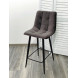 Полубарный стул CHILLI-QB графит 14, велюр / черный каркас (H66cm) М-City Полубарный стул CHILLI-QB графит 14, велюр / черный каркас (H66cm) М-City