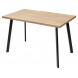 Стол ФИН 120 Дуб Канзас/ черный каркас М-City Стол ФИН 120 Дуб Канзас/ черный каркас М-City