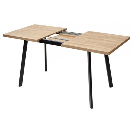 Стол ФИН 120 Дуб Канзас/ черный каркас М-City
