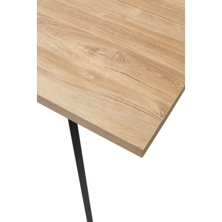 Стол ФИН 120 Дуб Канзас/ черный каркас М-City