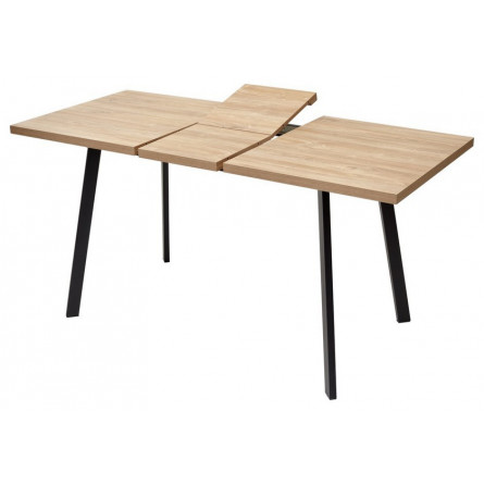 Стол ФИН 120 Дуб Канзас/ черный каркас М-City