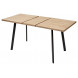 Стол ФИН 120 Дуб Канзас/ черный каркас М-City Стол ФИН 120 Дуб Канзас/ черный каркас М-City