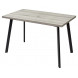 Стол ФИН 120 Дуб Шерман серый/ черный каркас М-City
