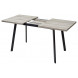 Стол ФИН 120 Дуб Шерман серый/ черный каркас М-City Стол ФИН 120 Дуб Шерман серый/ черный каркас М-City