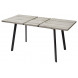 Стол ФИН 120 Дуб Шерман серый/ черный каркас М-City Стол ФИН 120 Дуб Шерман серый/ черный каркас М-City