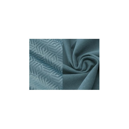 Стул NEPAL-P СЕРО-ГОЛУБОЙ ГЕКСАГОН, велюр 53/ 794/ черный каркас М-City