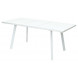 Стол ФИН 140 Белый, стекло/ Белый каркас М-City Стол ФИН 140 Белый, стекло/ Белый каркас М-City