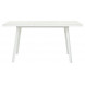 Стол ФИН 140 Латте, стекло/ Белый каркас М-City Стол ФИН 140 Латте, стекло/ Белый каркас М-City