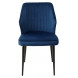 Стул SEATTLE-V СИНИЙ 29, велюр / черный каркас М-City Стул SEATTLE-V СИНИЙ 29, велюр / черный каркас М-City