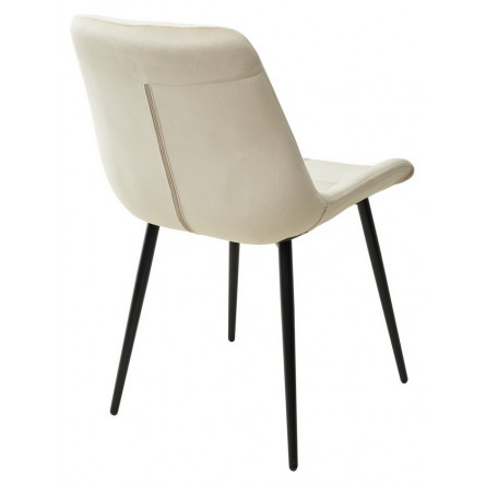 Стул ХОФМАН, цвет бежевый H06, велюр / черный каркас 4 шт./1 к М-City