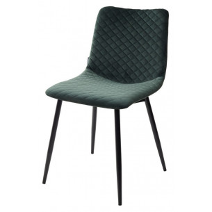 Стул TINTIN BLUVEL-78 GREEN / черный каркас М-City