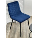 Стул TINTIN BLUVEL-86 NAVY BLUE / черный каркас М-City Стул TINTIN BLUVEL-86 NAVY BLUE / черный каркас М-City