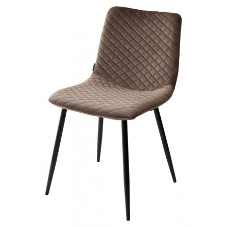 Стул TINTIN BLUVEL-38 LATTE / черный каркас М-City