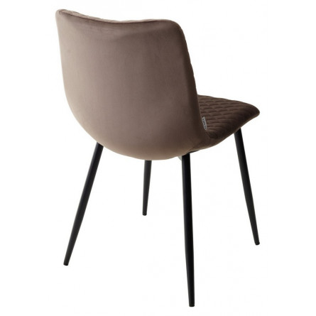 Стул TINTIN BLUVEL-38 LATTE / черный каркас М-City