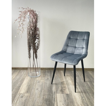 Стул CHIC BLUVEL-06 BLUE / черный каркас М-City