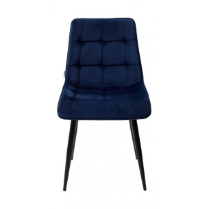 Стул CHIC BLUVEL-86 темно-синий / черный каркас М-City