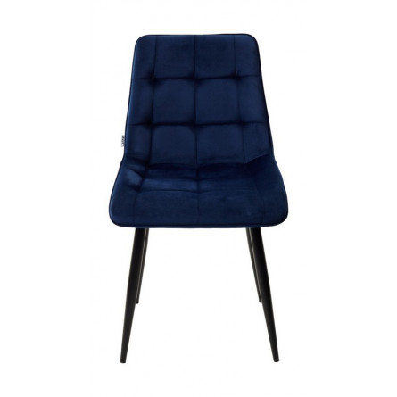 Стул CHIC BLUVEL-86 темно-синий / черный каркас М-City