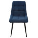 Стул CHIC TRF-06 полночный синий/ RU-03 синяя сталь/ черный каркас М-City Стул CHIC TRF-06 полночный синий/ RU-03 синяя сталь/ черный каркас М-City