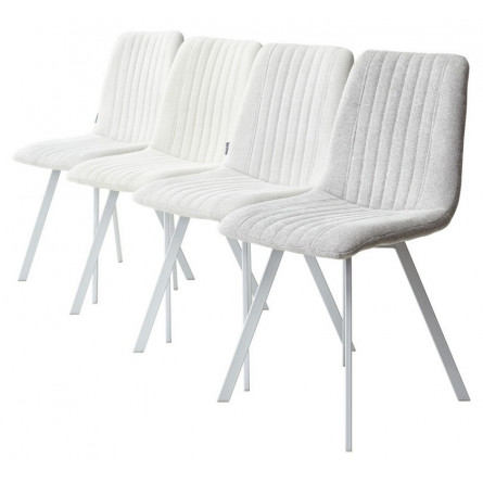 Стул ELVIS WZ2042-01 молочный/ белый каркас М-City
