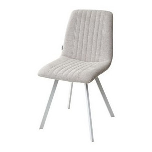 Стул ELVIS WZ2042-02 светло-бежевый/ белый каркас М-City