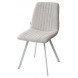 Стул ELVIS WZ2042-02 светло-бежевый/ белый каркас М-City Стул ELVIS WZ2042-02 светло-бежевый/ белый каркас М-City