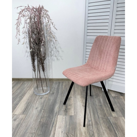 Стул ELVIS WZ2042-10 пепел розы/ черный каркас М-City