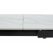 Стол CORNER 120 MATT WHITE MARBLE SINTERED STONE/ BLACK М-City