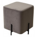Пуф для гостиной ФЕЛИКС квадратный графит 14, велюр / черный каркас М-City Пуф для гостиной ФЕЛИКС квадратный графит 14, велюр / черный каркас М-City