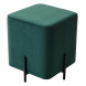 Пуф для гостиной ФЕЛИКС квадратный зеленый 19, велюр / черный каркас М-City Пуф для гостиной ФЕЛИКС квадратный зеленый 19, велюр / черный каркас М-City