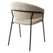 Стул ГЕММА, цвет бежевый H06, велюр / черный каркас М-City Стул ГЕММА, цвет бежевый H06, велюр / черный каркас М-City