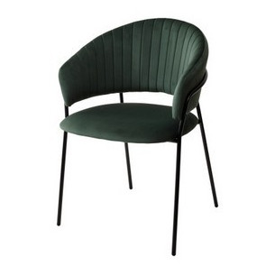 Стул ГЕММА, цвет изумрудный H30, велюр / черный каркас М-City