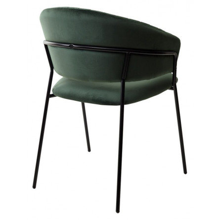 Стул ГЕММА, цвет изумрудный H30, велюр / черный каркас М-City