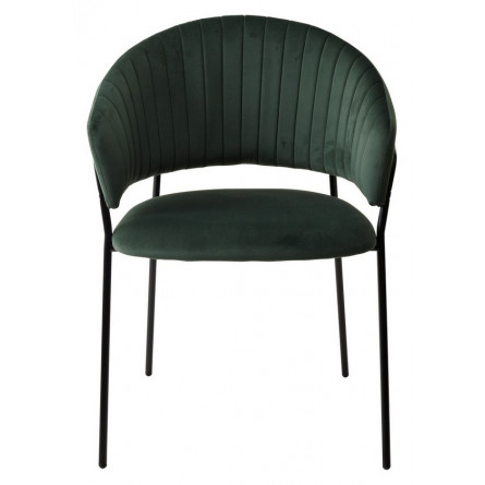 Стул ГЕММА, цвет изумрудный H30, велюр / черный каркас М-City