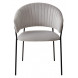 Стул ГЕММА, цвет светло-серый H09, велюр / черный каркас М-City Стул ГЕММА, цвет светло-серый H09, велюр / черный каркас М-City