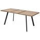 Стол BRICK M 120 Дуб Канзас/ Черный М-City Стол BRICK M 120 Дуб Канзас/ Черный М-City