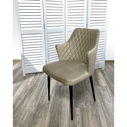 Стул HERMAN ЛАТТЕ 25, велюр / черный каркас М-City