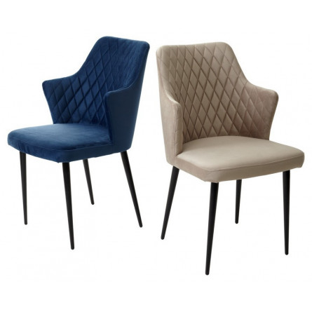 Стул HERMAN ЛАТТЕ 25, велюр / черный каркас М-City